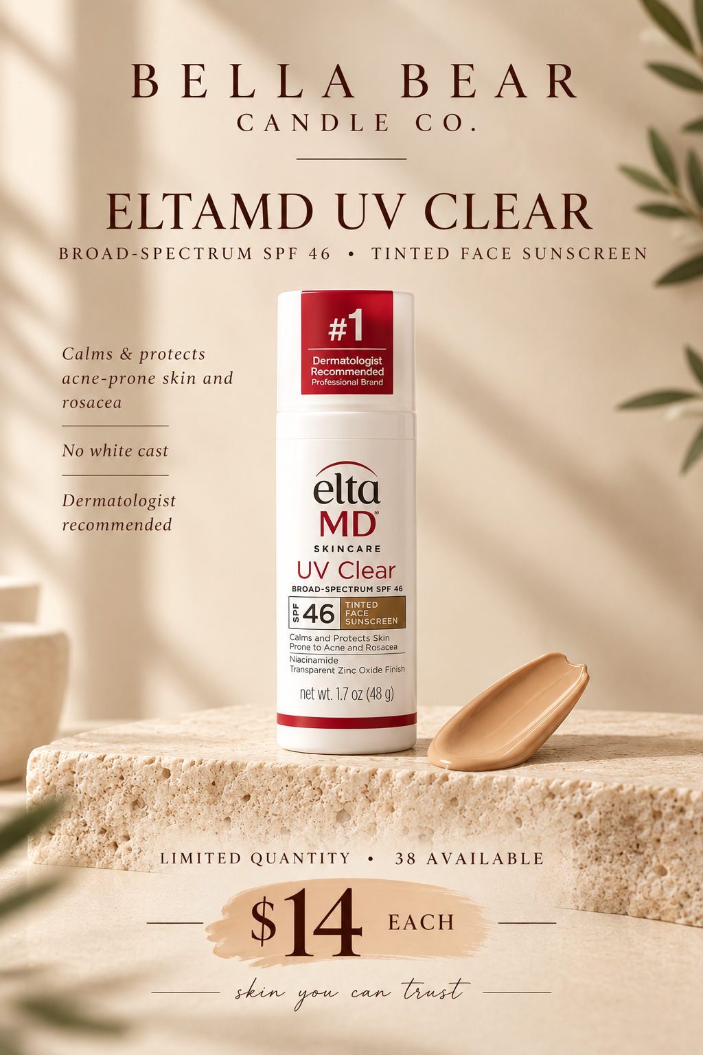 Elta MD tinted sunscreen 1.7oz
