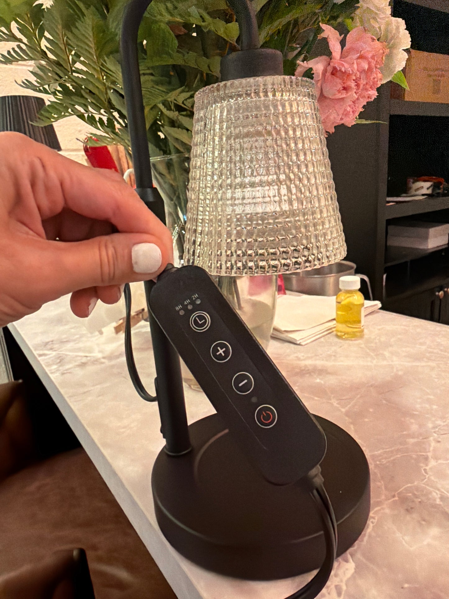 Candle Lamp/Warmer, with Dimmer/Timer